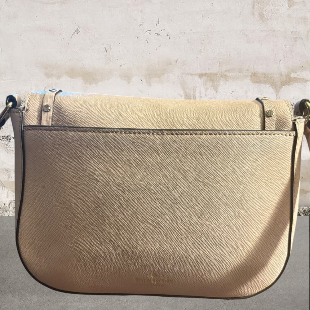 Kate Spade Laurel Way Jeweled Large Carsen Warm Vellum Crossbody - Picture 6 of 9